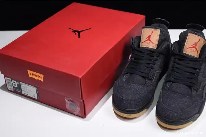 x 'black' AO2571-001 Levi's Air 4 Jordan 0429